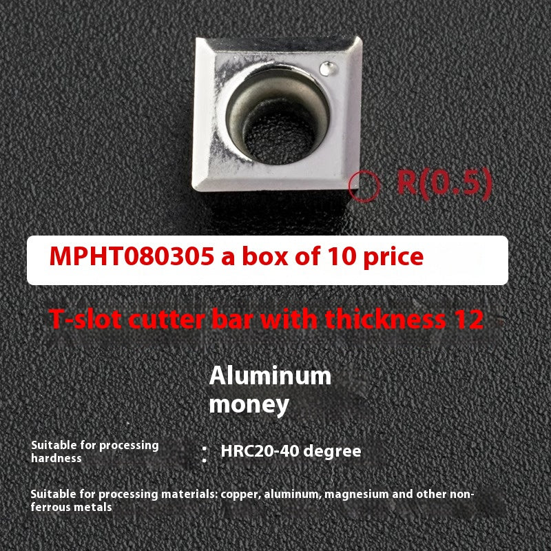 2065-T-slot milling cutter rod CNC slotting HTS three-edged machining center numerical control T-slot milling cutter rod thickness 6 8 10 12 Shandong Denso Pricision Tools Co.,Ltd.